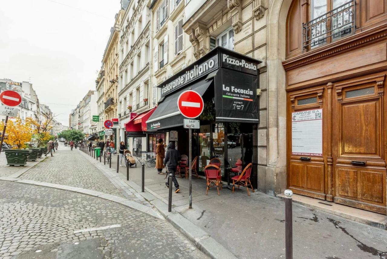 Abbesses - Superbe Appartement Avec Cheminees Paris Ngoại thất bức ảnh